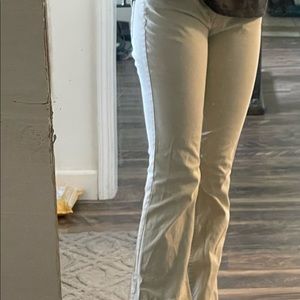 Flare low rise jeans 90s